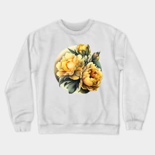 Yellow Flower Crewneck Sweatshirt